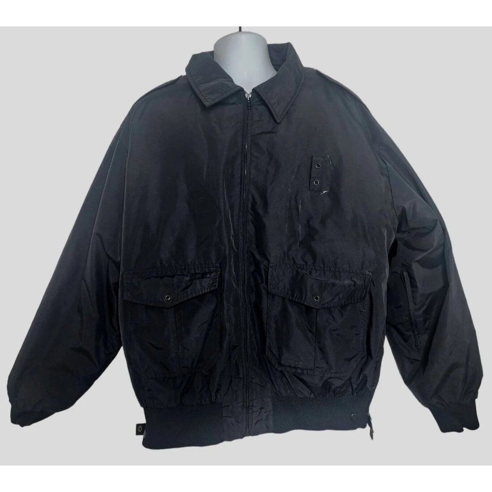 Spiewak Golden Fleece New York Vintage Jacket Xl Security Thinsulate Mens Black